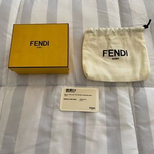 *BNIB Authentic Fendi Micro Leather Wallet on Chain